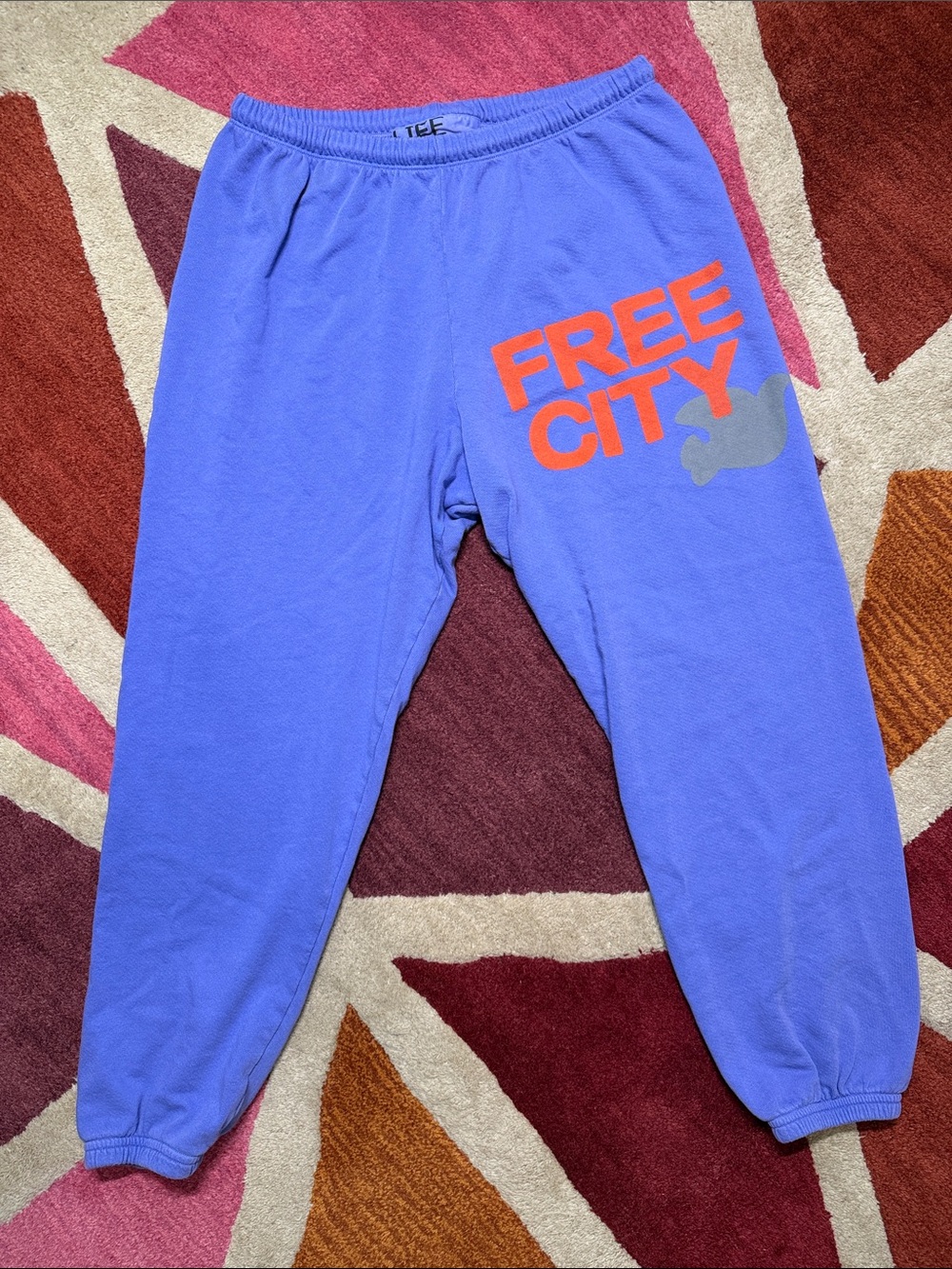 FREECITY Large Logo Sweatpants Size L
